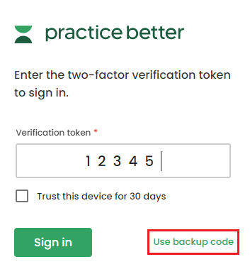 Get a verification code and sign in with two-factor authentication