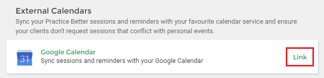 Google Calendar Integration Help Practice Better